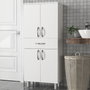 Hanah Home Arizona 4 Kapak Armario de Baño Blanco 59.4x140x31.5 cm